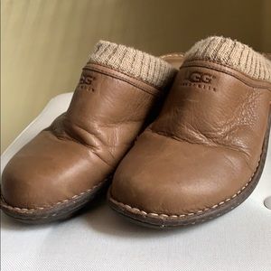 UGG Leather Clogs